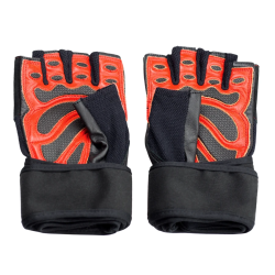 RST01 Abisal SIZE MEN'S FITNESS GLOVES HMS (black - red)