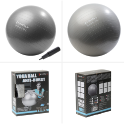 YB02 Abisal NEW 75CM GRAY GYM BALL HMS