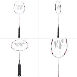 Abisal STEELTEC 9 BADMINTON RACKET RED WISH