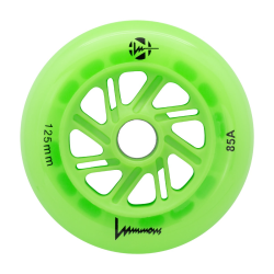 LUWL-LU125-GR-AP-GW SEBA LUMINOUS - LED WHEELS - 125mm/85A - GREEN APPLE GLOW - x3