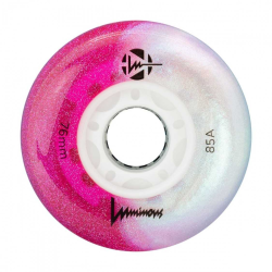 LUWL-LU76-CC-WH SEBA LUMINOUS - LED WHEELS - 76mm/85A - COTTON CANDY - x4