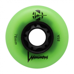 LUWL-LU76-GR-GW SEBA LUMINOUS - LED WHEELS - GREEN GLOW - 76mm/85A - x4