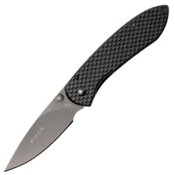 Cuțit  0327CFS-B 3086 BUCK NOBLEMAN,CARBON FIBER сталь 440А