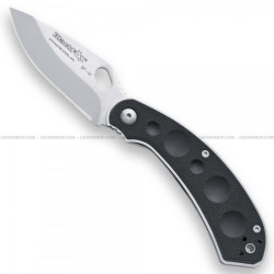 BF-91 FOX BLACK KNIFE BARONI FOLDING 440A