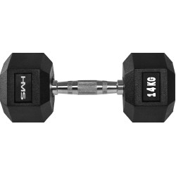 HEX PRO Abisal  BLACK 14 KG DUMBBELL HMS