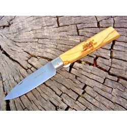 2137 MAM POCKET KNIFE WITH BLADE LOCK AND WITH OLIVE WOOD HANDLE