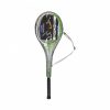 Rachetă de badminton Spokey FIT ONE, cu design modern și culori vibrante, ideală pentru jucători de toate nivelurile.
