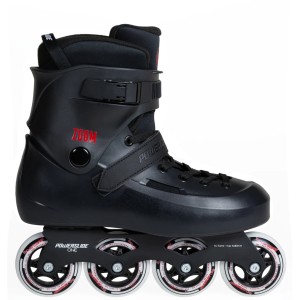 Patinele Powerslide One Urban Zoom Black 80, cu roți de 80 mm, design modern și confortabil, ideale pentru plimbări în oraș.