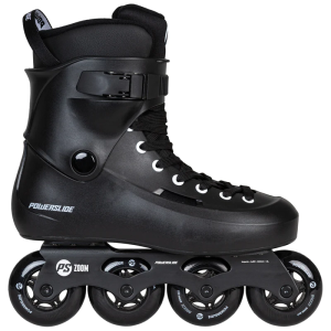 Patine cu rotile Powerslide Urban Zoom Black 80, model modern pentru sporturi urbane, cu un design elegant și confortabil, ideale pentru utilizare pe stradă.