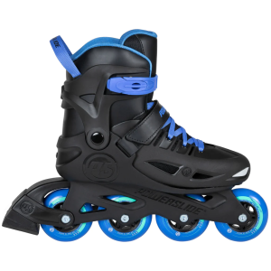 Patine Powerslide Stargaze negre, cu un design modern și detalii elegante, oferite pentru sportivii pasionați de patinaj.