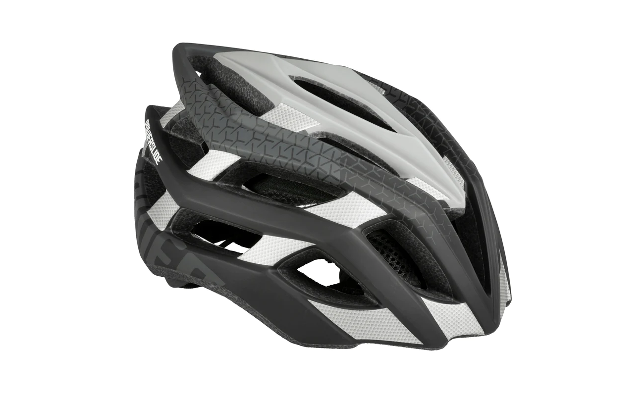 Cască Powerslide Sportstyle negru-gri, dimensiunea 54-58, design modern, potrivită pentru sporturi.