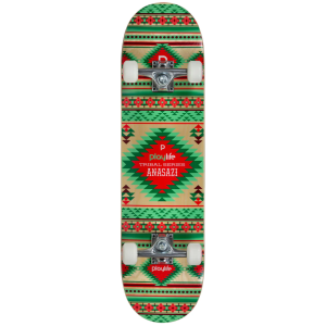 Plăci de skateboard Playlife Tribal Anasazi, cu un design vibrant și un model tribal, ideale pentru pasionații de sporturi extreme.