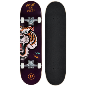 Skateboard Playlife Tiger cu un design vibrant și atractiv, ideal pentru sportivii de toate vârstele.