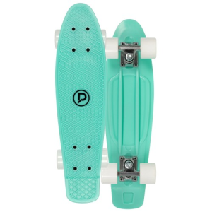 Peni bord mint-alb Playlife Vinylboard 22*6 cu un design modern și culori vibrante, ideal pentru tinerii pasionați de sporturi pe roți.