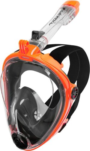 Masca de scufundare Aqua Speed Spectra 2.0 S/M 75(247) pentru snorkeling, design ergonomic, lentile transparente, curea ajustabilă, culoare vibrantă, ideală pentru sporturi acvatice.