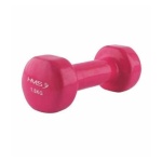 Dumbbell din vinil de 1.0kg HMS, cu un design modern, ideal pentru antrenamente acasă și fitness.