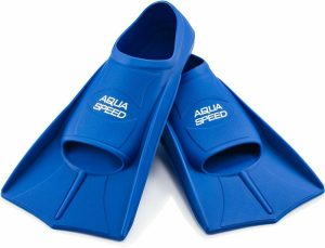 Lasti pentru inot AQUA SPEED TRENINGOWE, marimea 33/34, culoarea 11, prezentate pe un fundal alb.