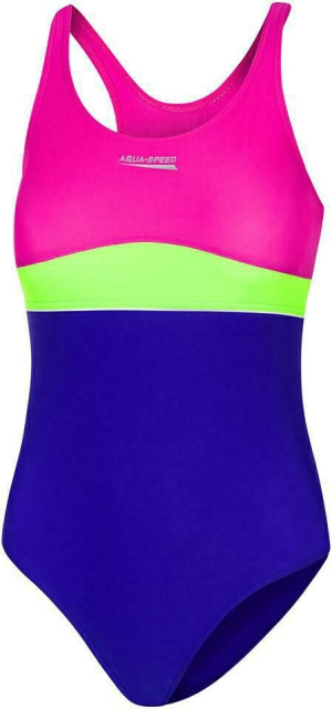 Costum de baie întreg AQUA SPEED EMILY, mărimea 152, culoarea 93, potrivit pentru sporturi acvatice.