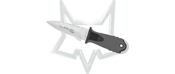 Cumpără 646/11 FOX KNIFE DIVING FIXED 420C, un cuțit de scufundare cu lamă din oțel inoxidabil 420C, ideal pentru aventuri subacvatice.