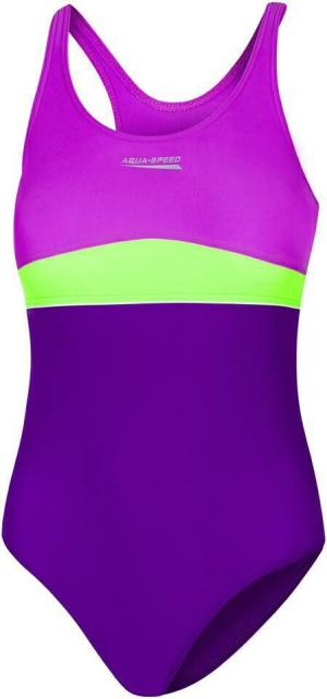 Costum de baie întreg AQUA SPEED EMILY, size 146, col.48, design atrăgător pentru sporturi nautice.