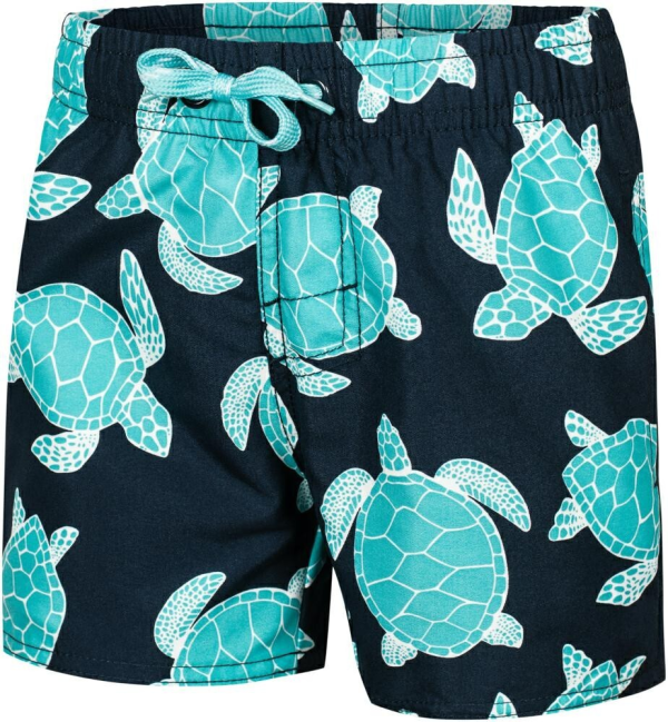 Pantaloni scurți de înot AQUA SPEED FINN 4/6 cu design cu țeste.