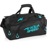 Geantă sport Aqua Speed mărimea M, culoare neagră, dimensiuni 48 x 25 x 29 cm, cod 141