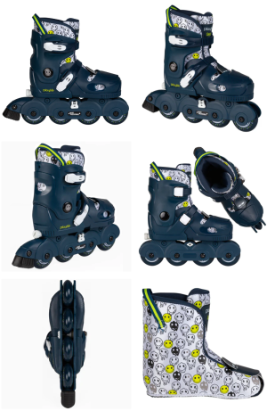 Pantofi sport pentru băieți Playlife KidsSmile, mărimea 30-33, cu un design jucăuș și culori vibrante, ideal pentru activități sportive și joacă.