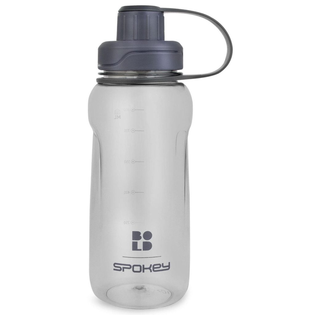 Sticlă sport Spokey de 1 litru Bold, design modern, capacitate mare, ideală pentru hidratare în timpul antrenamentelor.