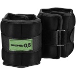 Set de două greutăți de 0.5 kg marca Spokey, model FORM, ideal pentru antrenamente și exerciții fizice.