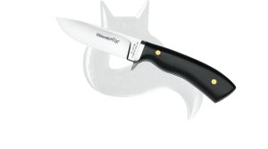 Image a unui cuțit fix BF-007 WD FOX COMPANION cu lamă din oțel 440C, având un design ergonomic și un maner din material antiderapant, expus pe un fundal neutru.