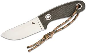 Cuțit BF-731 D2 MG FOX BLACK, model VIATOR, cu lamă neagră și mâner ergonomic, ideal pentru pasionații de sporturi în aer liber.