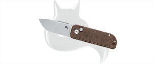 Cuțit pliabil MIB Fox Black BF-758 în stil nu-bowie, cu un design elegant și ergonomic, destinat utilizării în activități sportive și de exterior.