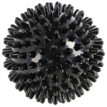 minge de masaj HMS Abisal neagră cu țepi ascuțiți pentru relaxare musculară, cod BLP01