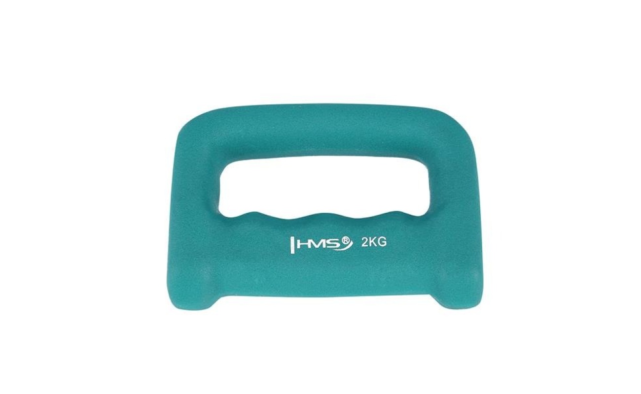Gantera HMS Abisal Kastet Turquoise Neoprene 2.0 kg pentru echipament de sport