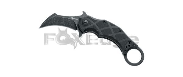 Cuțitul FE-016 FOX KNIFE EDGE THE CLAW 2 NEGRU, cu un design ergonomic și lamă din oțel de înaltă calitate, ideal pentru sporturi în aer liber.
