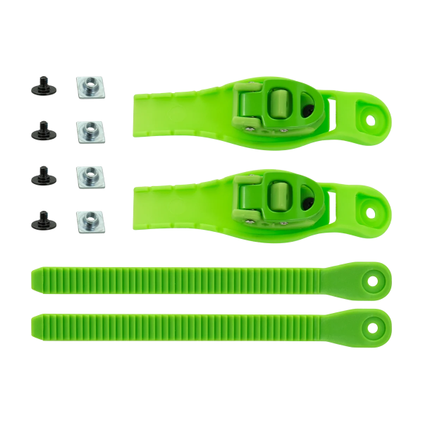 Buclele superior EZX pentru patinele SEBA FR, set de bucle pentru bărbați și femei, de culoare verde, dimensiune 145mm.