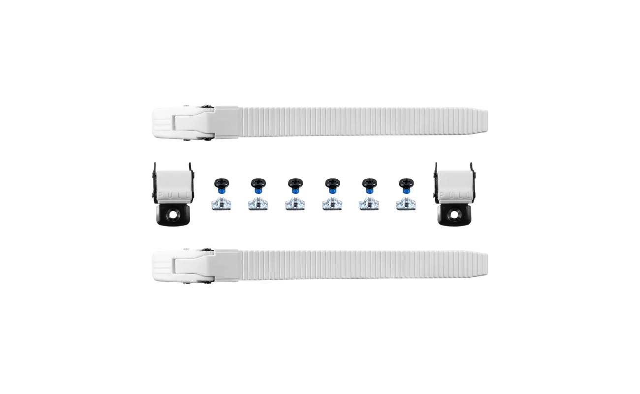 Curele de protecție superioare pentru echipamente sportive, SEBA FR bucle de 210mm (bărbat + femeie), culoare albă, set de două bucăți.