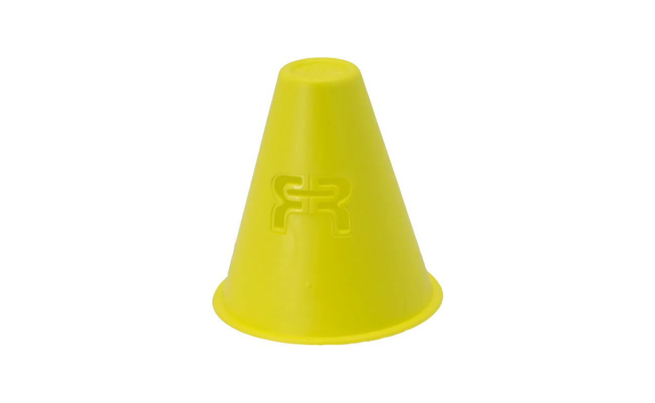 Pachet de 20 conuri SEBA FR de culoare lămâie, ideale pentru antrenamentele sportive.