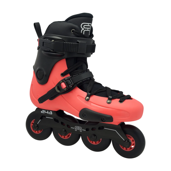 Patine cu rotile SEBA FRXP 80 de culoare coral, model FRSK-FRXP80-CO-40, pentru sporturi extreme și distracție activă.