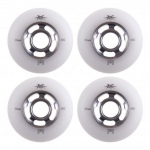 Roți metalice SEBA de 80mm/85A, Natural, pachet de 4, pentru echipamente sportive.