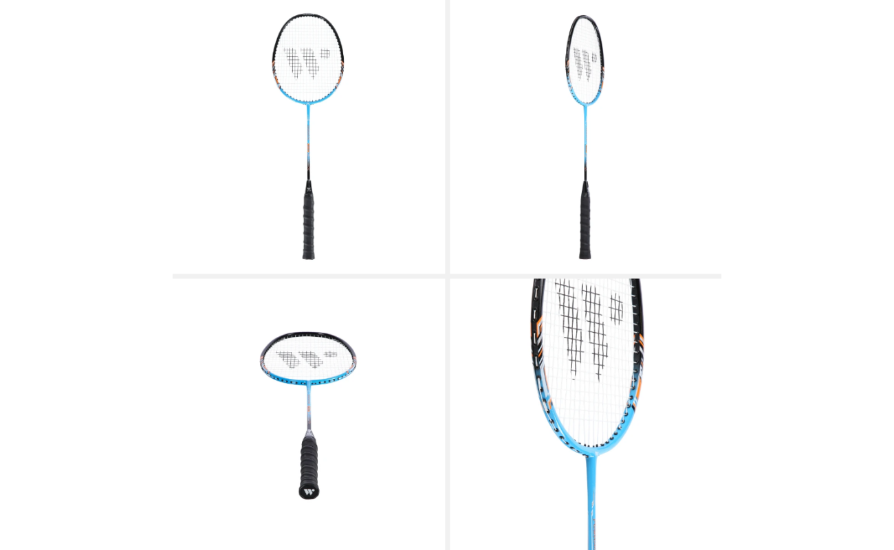 Racheta de badminton WISH FUSIONTEC 918 cod Abisal, produs de echipament sportiv, cu maner și bobină, imagine thumbnail