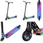 Trotinetă stunt NILS EXTREME PRO cod HS014 Abisal, produs sportiv pentru mișcare și compexitate în salturi și trucuri