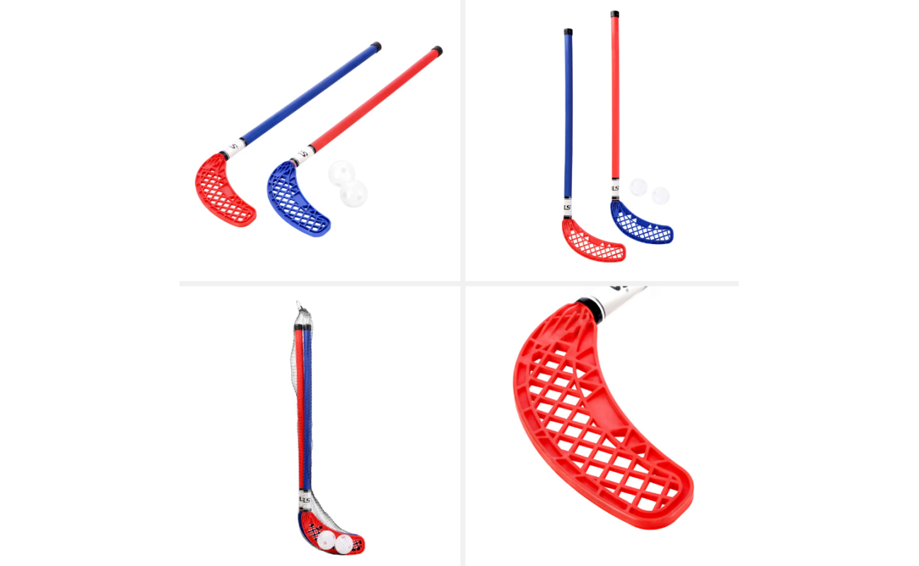 Set de hochei Abisal HOCKEY SET cod KHZ825, inclusiv paletă, cască și baston pentru jocuri pe gheață pentru iubitorii de hochei.