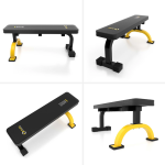 Tercet de echipamente pentru exerciții, inclusiv un aparat de antrenament abdominal HMS PREMIUM cod L8012, pe pagina Loc de exerciții HMS PREMIUM cod L8012 Abisal