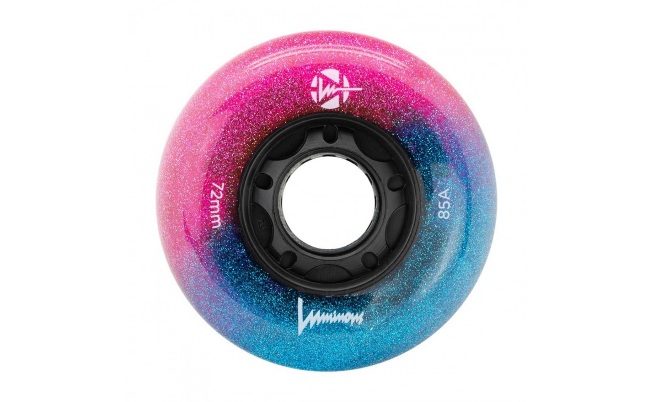 Roti LED SEBA LUMINOUS – 72mm/85A – Galaxy – set de 4 roți pentru echipament sportiv.