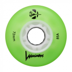 Roti LED SEBA LUMINOUS de 72mm/85A, green apple glow, set de 4 bucăți.