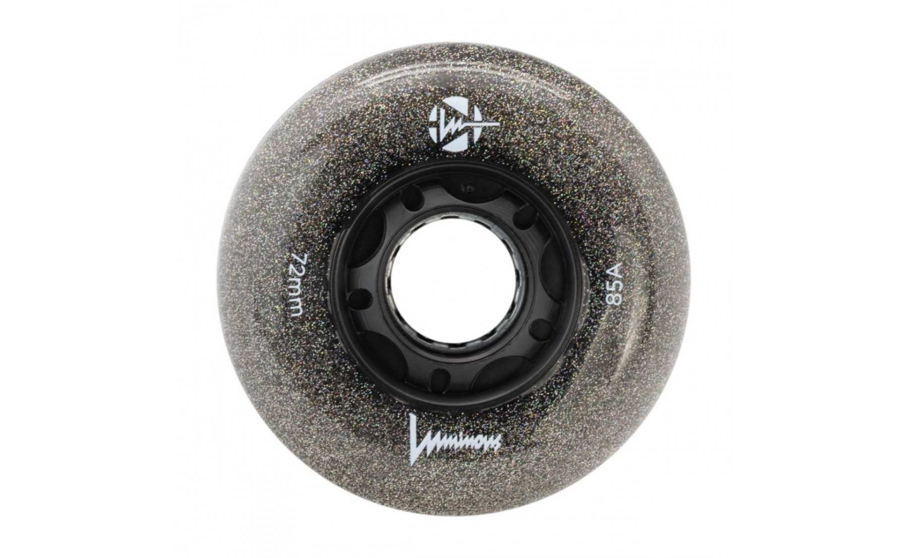 Roți LED SEBA LUMINOUS de 72mm/85A, model Night Sky, set de 4 bucăți, ideale pentru sporturi de agrement pe patine.