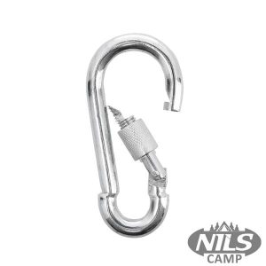 Carabinier M9 NILS CAMP NB5042, ideal pentru escaladă și activități în aer liber, confecționat din materiale durabile, cu un design ergonomic și sistem de închidere sigur.