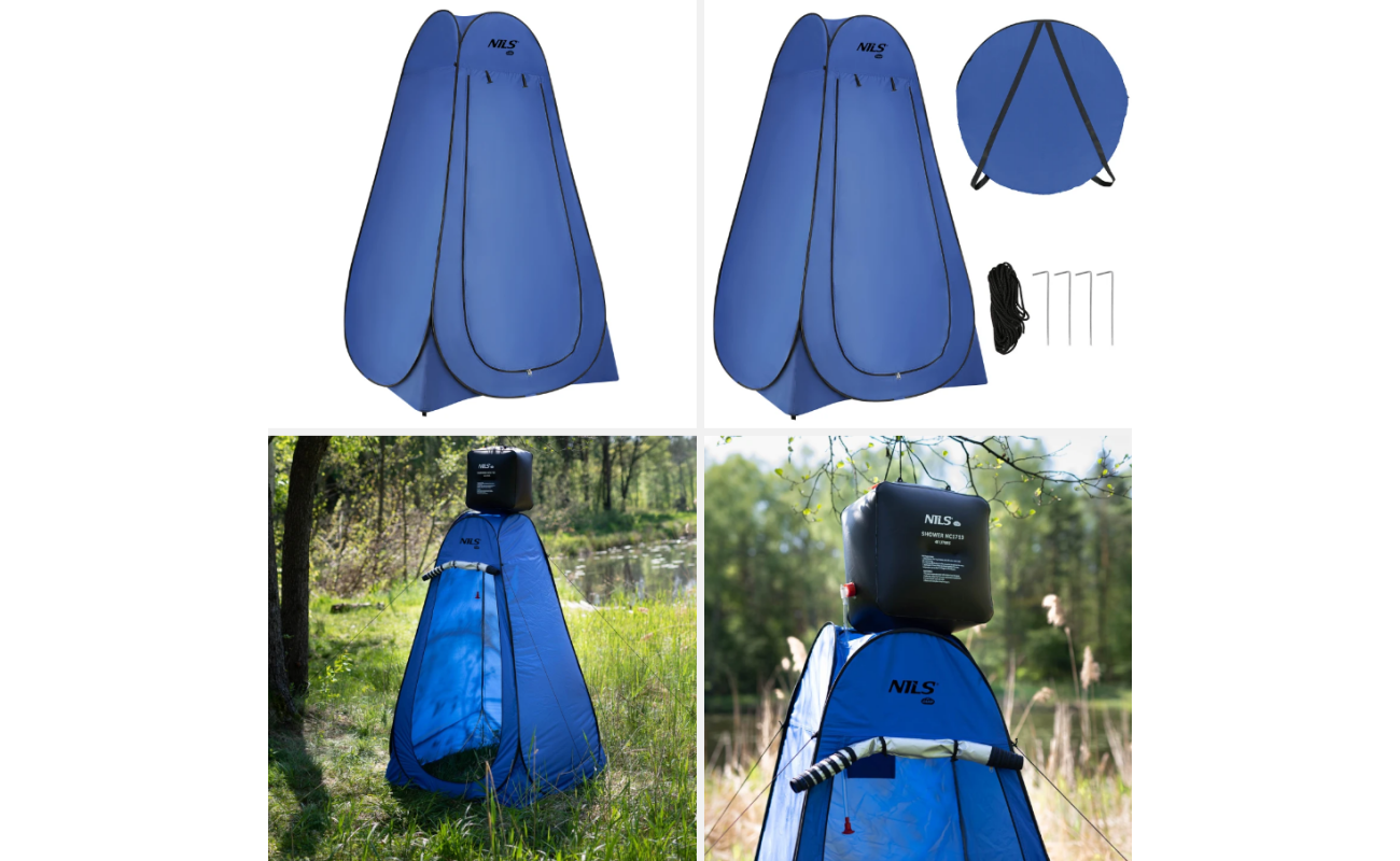 Tenda Abisal BLUE POP-UP TENTĂ DE SCHIMBAT NILS CAMP cod NC1706