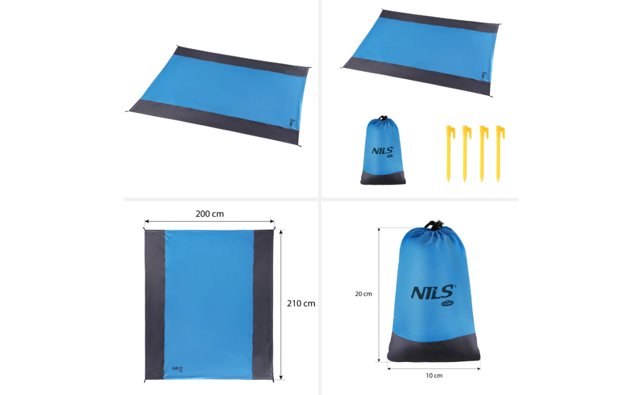 Covoraș sport abisal RIPSTOP MAT NILS CAMP, cod NC1716, pentru camping și activități în aer liber